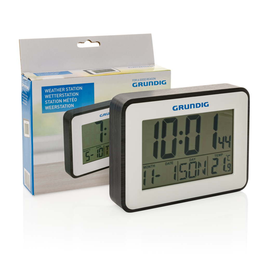 Estación meteorológica Grundig con alarma y calendario