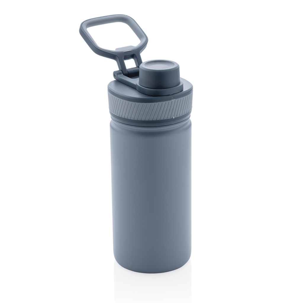Botella de acero inoxidable al vacío con tapa deportiva 550m