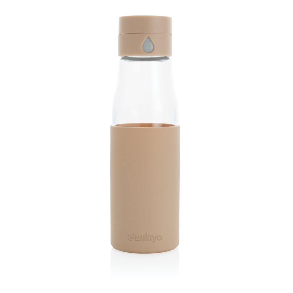 Botella de hidratación de vidrio Ukiyo con funda