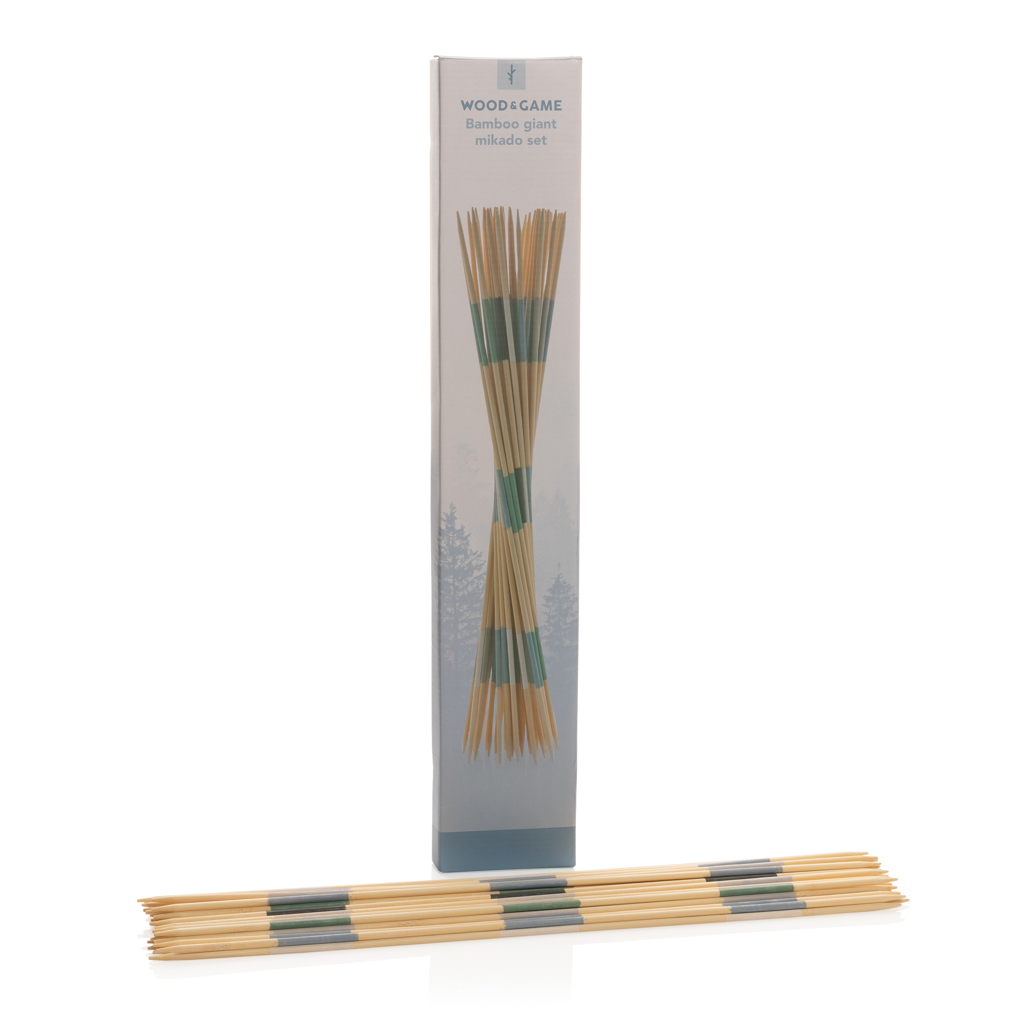 Set mikado gigante de bambú