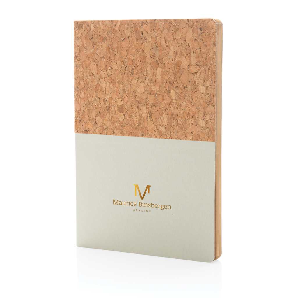 Libreta A5 de corcho y kraft