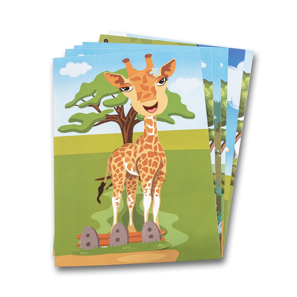 MADAGASCAR. Juego de pegatinas