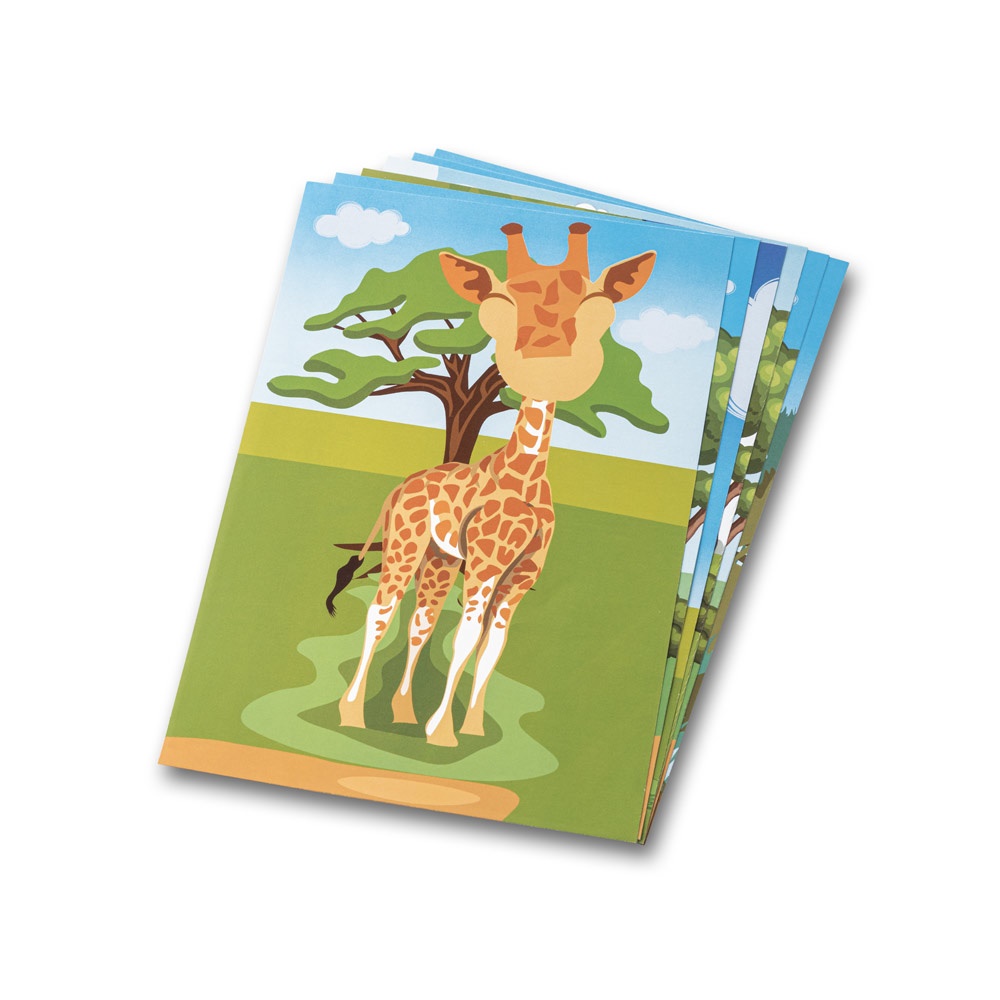 MADAGASCAR. Juego de pegatinas