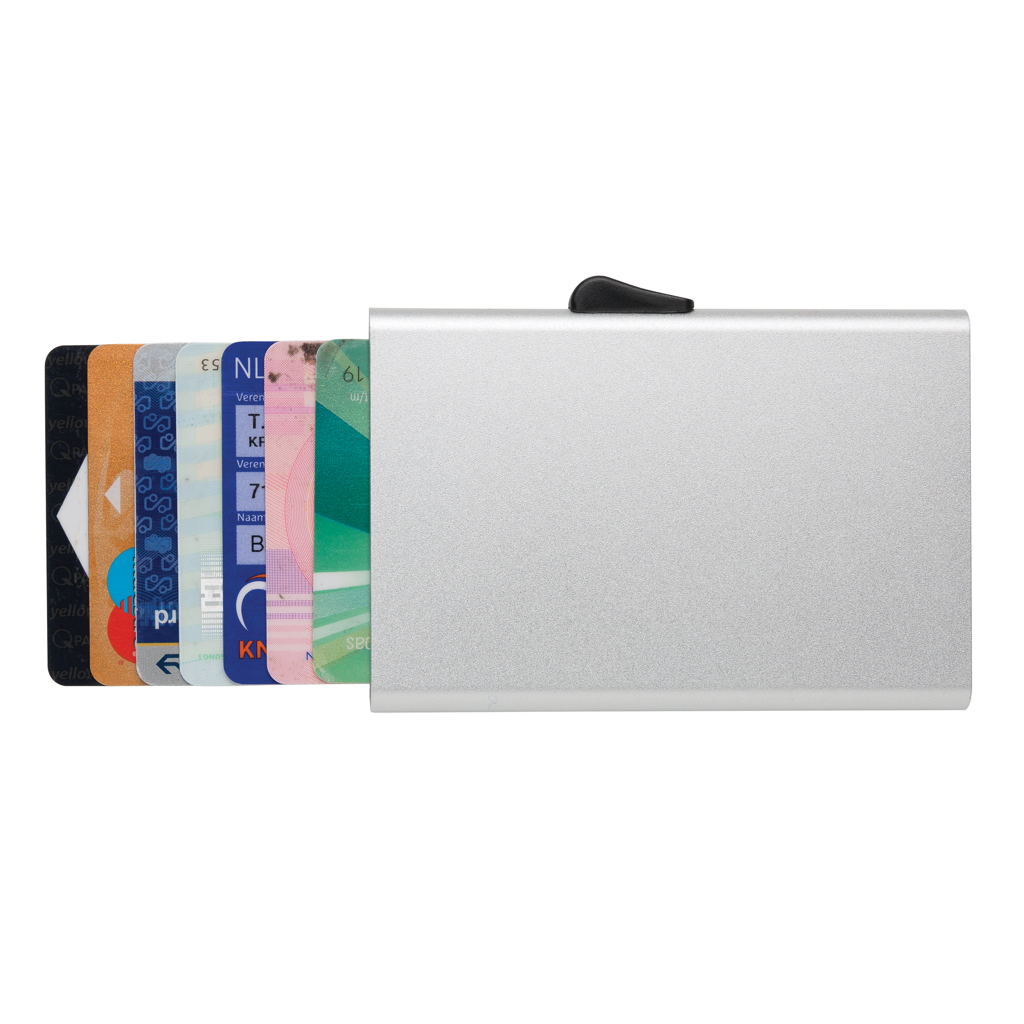 Tarjetero RFID C-Secure de aluminio