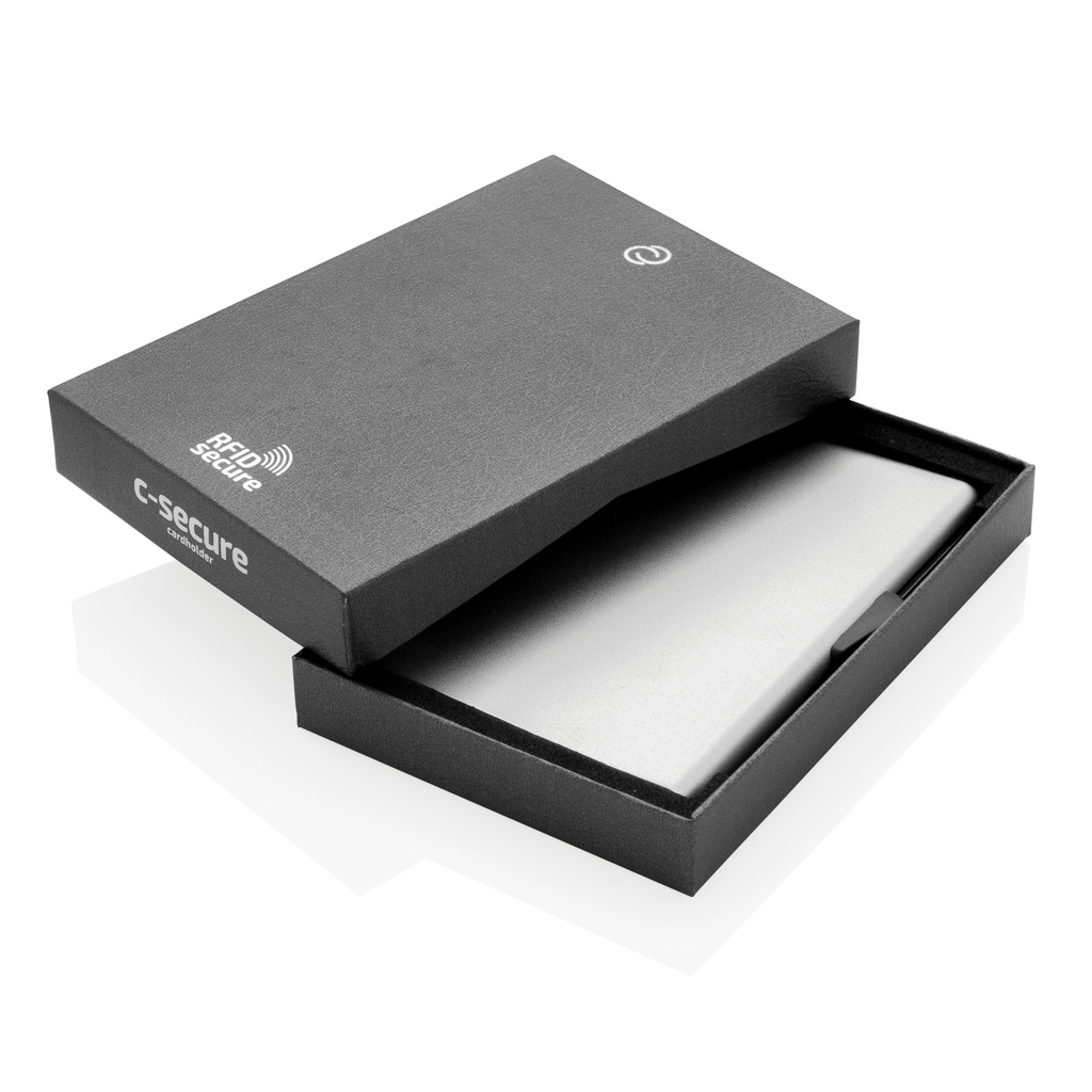 Tarjetero RFID C-Secure de aluminio