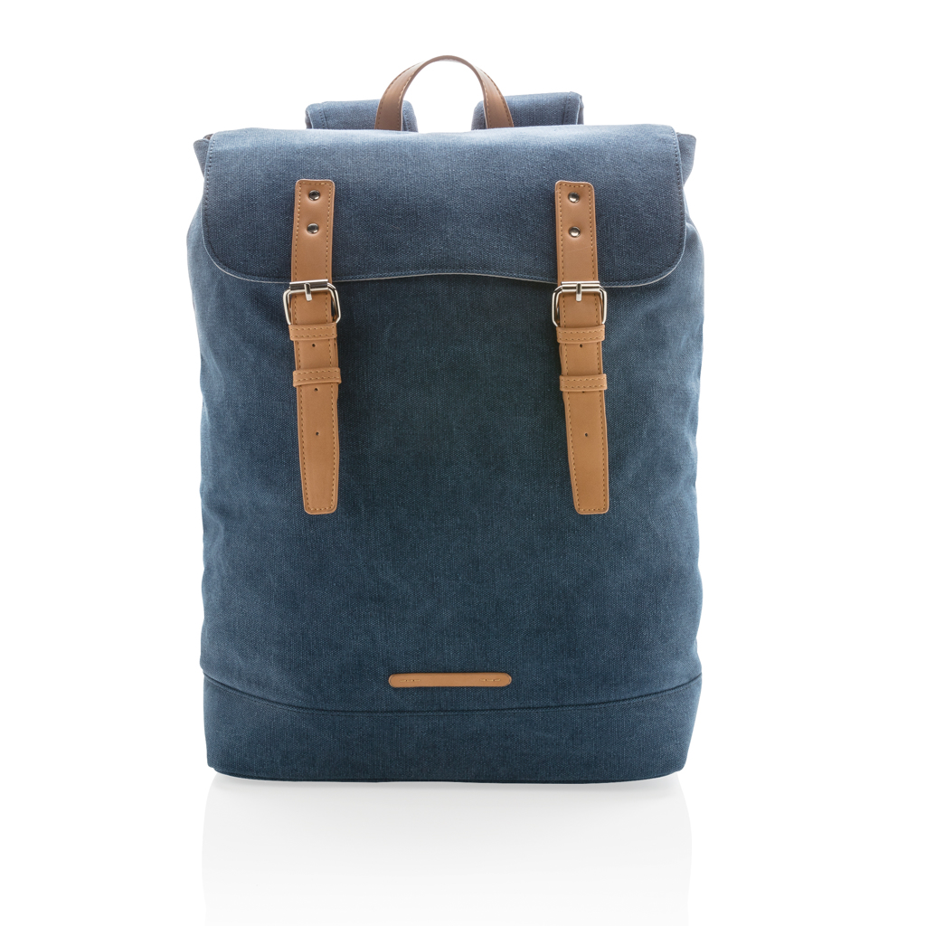 Mochila para portátil de lona sin PVC