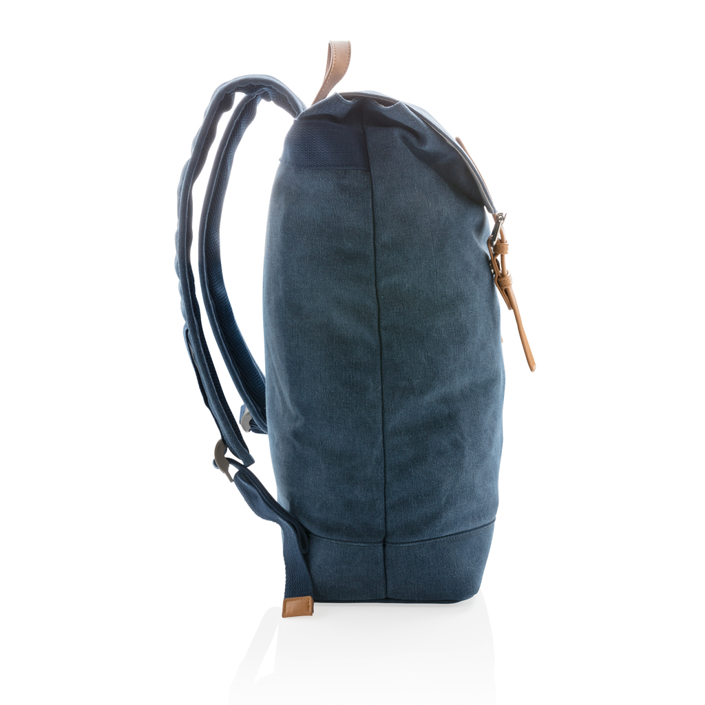 Mochila para portátil de lona sin PVC