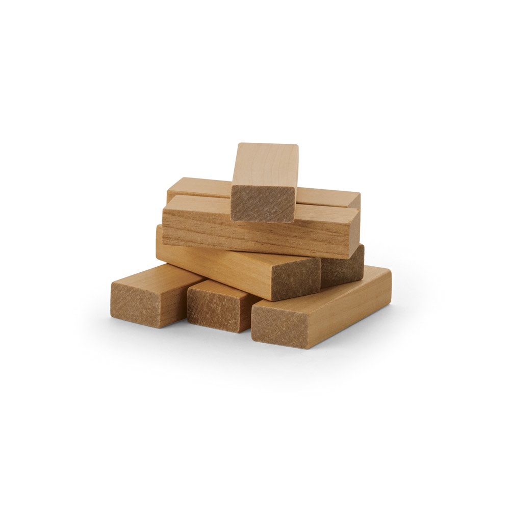 FLIK. Juego de madera con 54 piezas