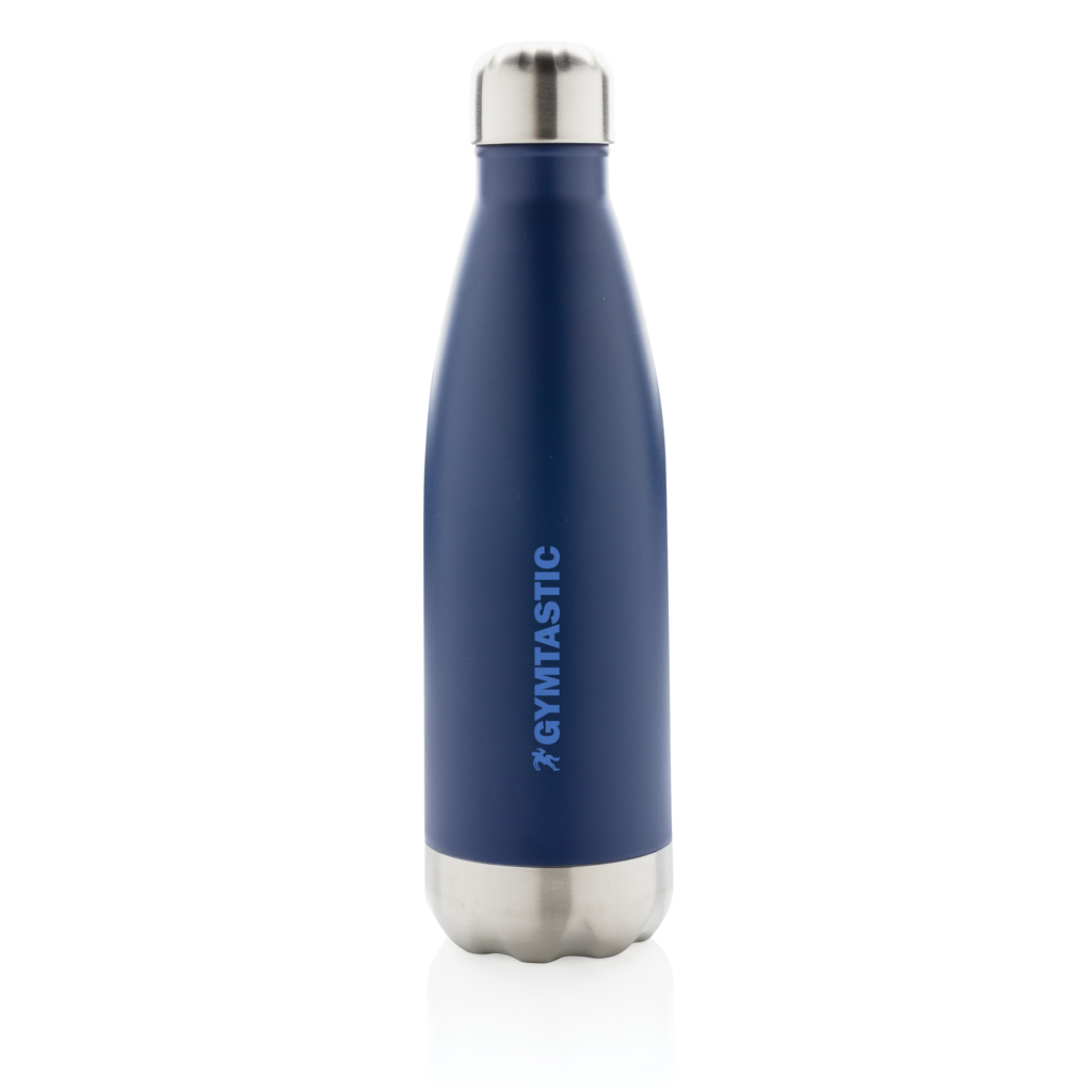 Botella de acero inoxidable aislada al vacío