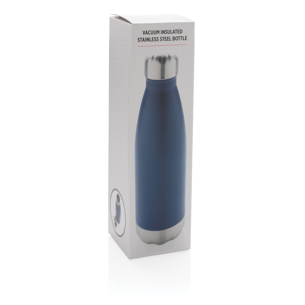Botella de acero inoxidable aislada al vacío