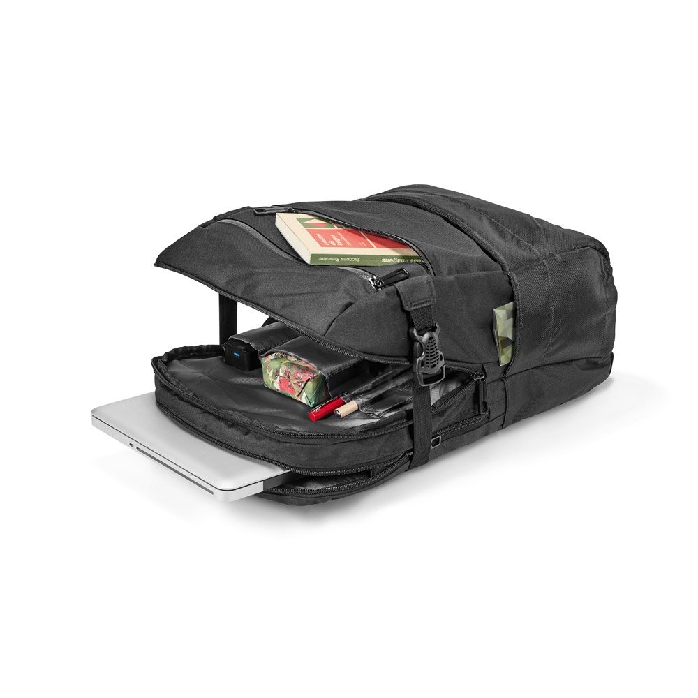 ZIPPERS BPACK. Mochila para portátil de 15.6'' en jacquard 840D y 300D