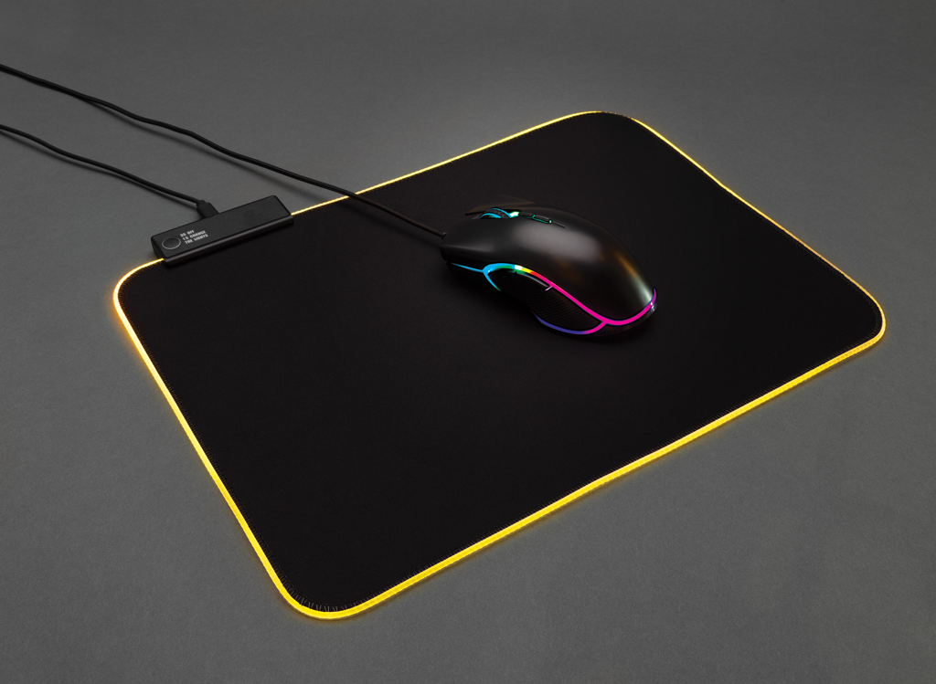 Alfombrilla para ratón gaming RGB