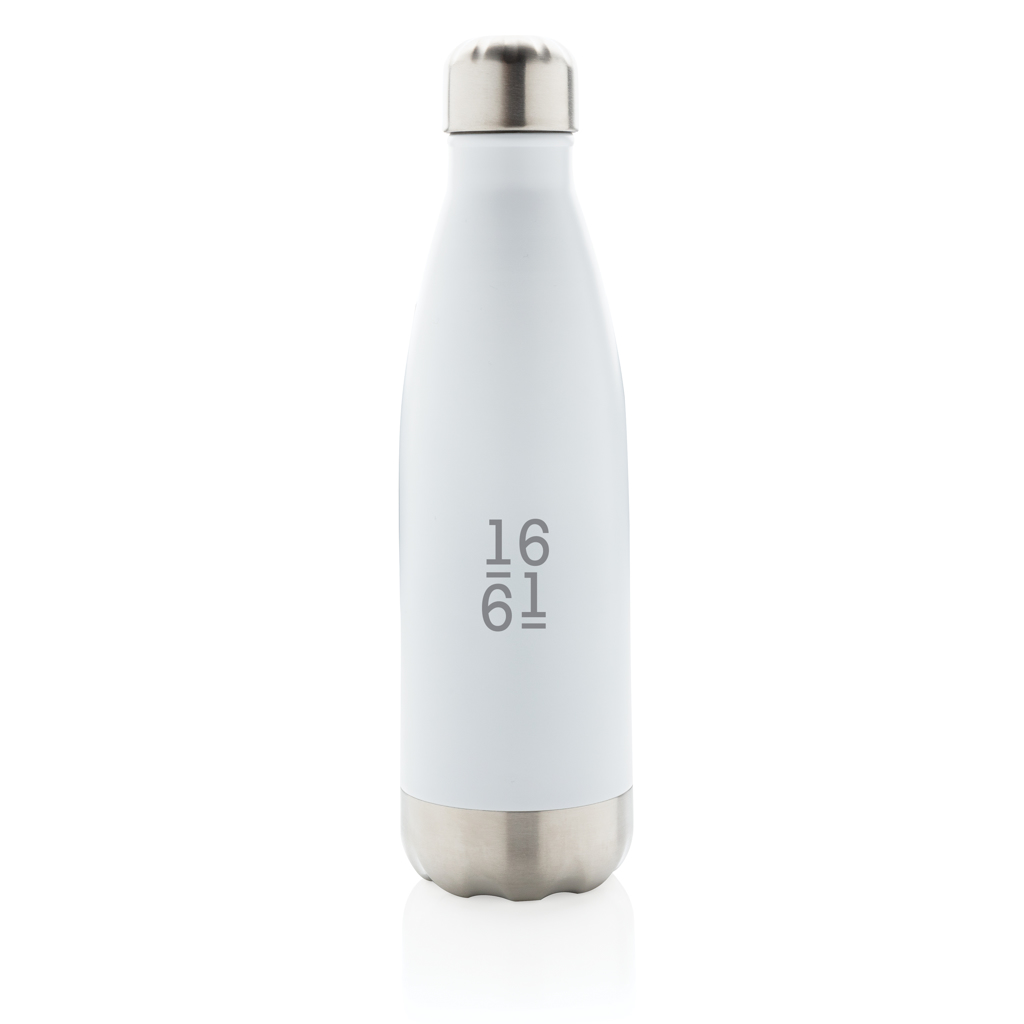 Botella de acero inoxidable aislada al vacío