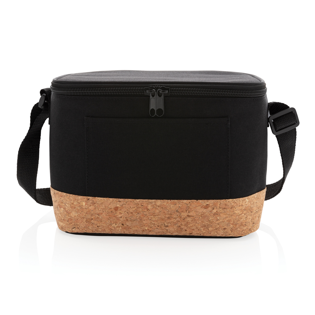 Bolsa y nevera bicolor con detalle de corcho