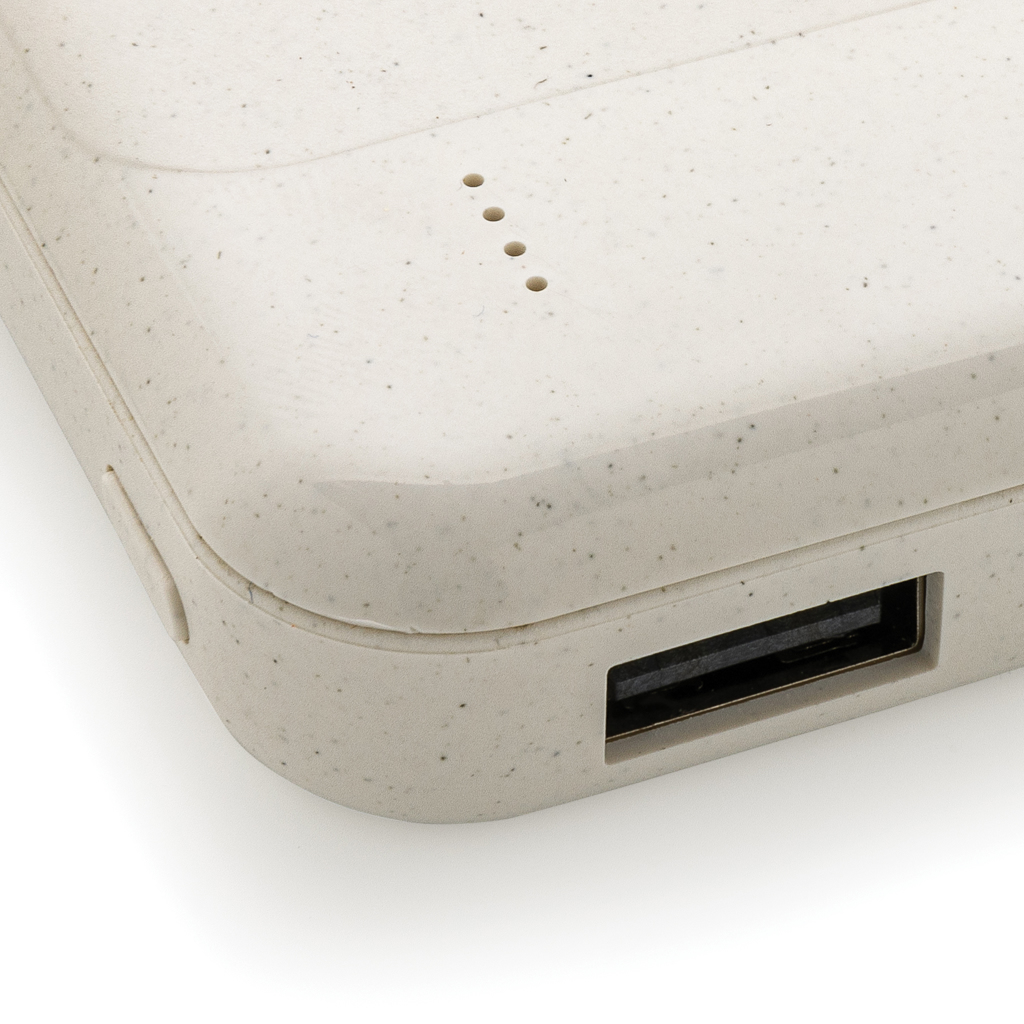 Powerbank inalámbrico de plástico reciclado estándar RCS