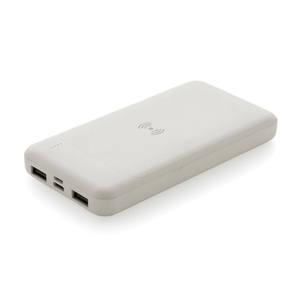Powerbank inalámbrico de plástico reciclado estándar RCS