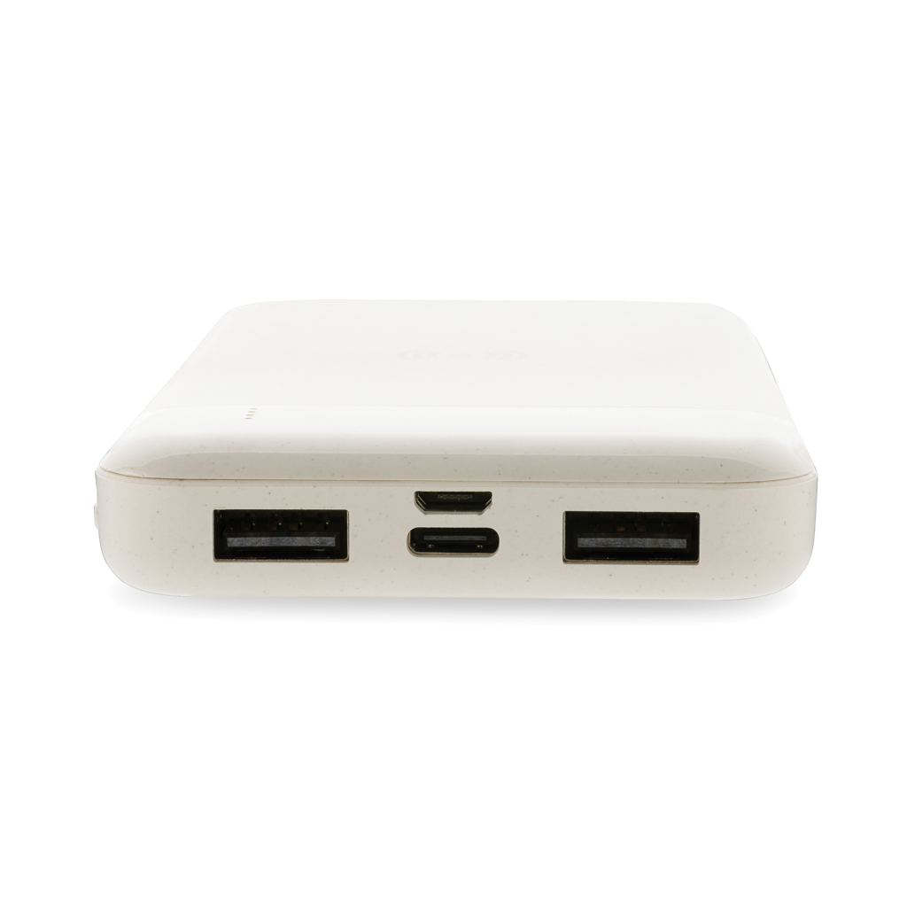 Powerbank inalámbrico de plástico reciclado estándar RCS