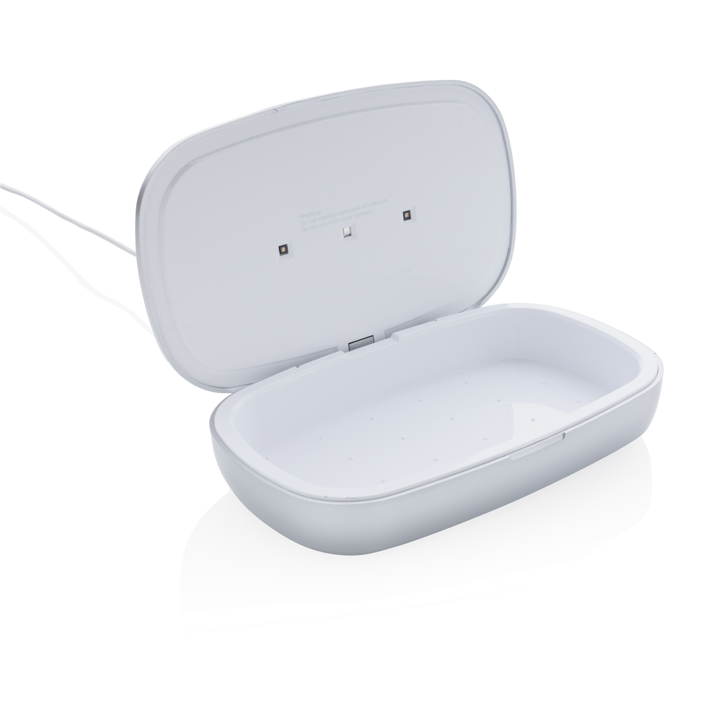 Caja esterilizadora Rena UV-C con cargador inalámbrico de 5W