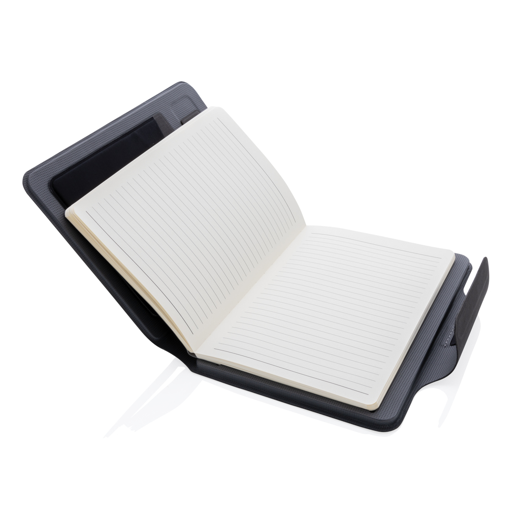 Libreta Artic magnética A5 con carga inalámbrica 10W