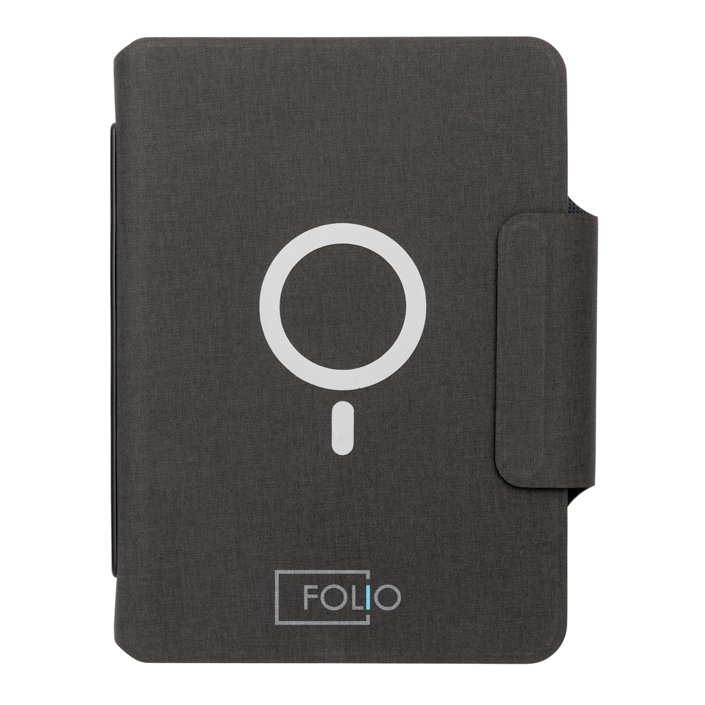 Libreta Artic magnética A5 con carga inalámbrica 10W