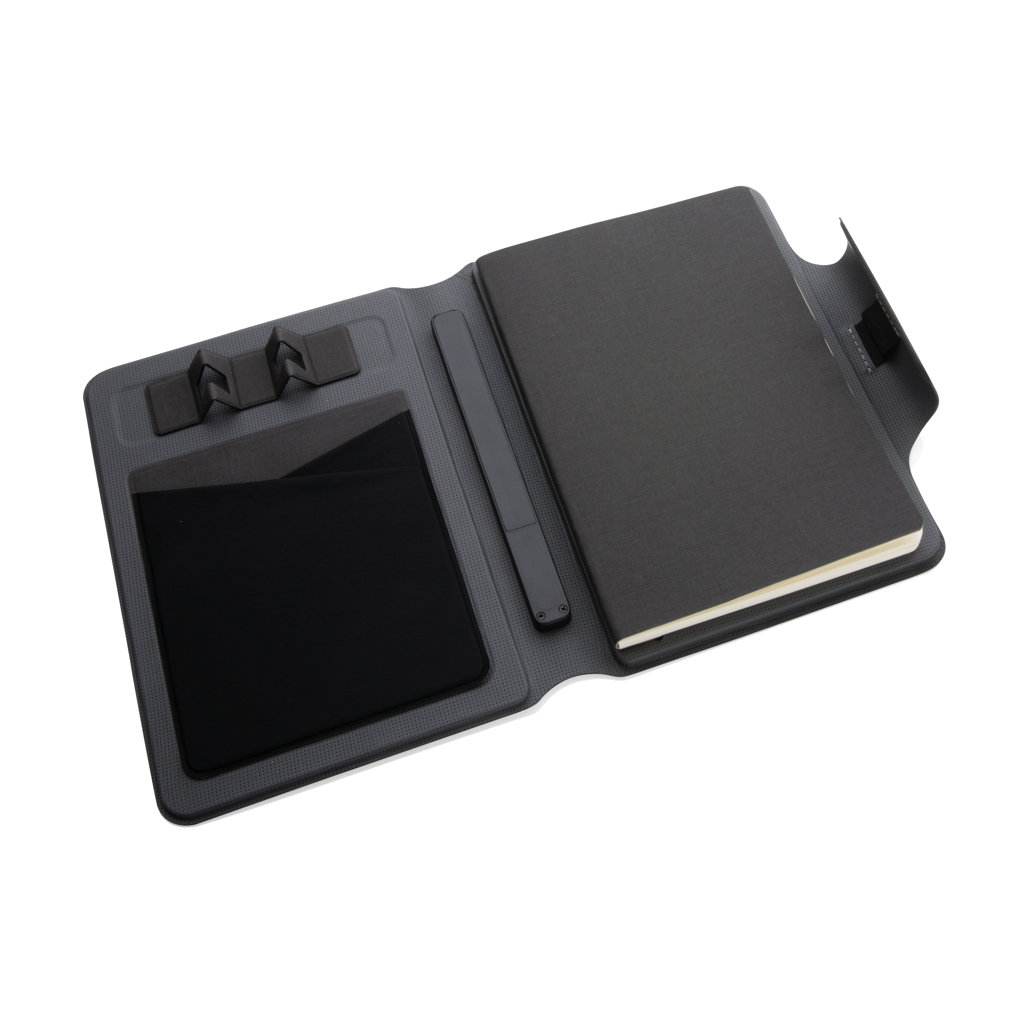 Libreta Artic magnética A5 con carga inalámbrica 10W