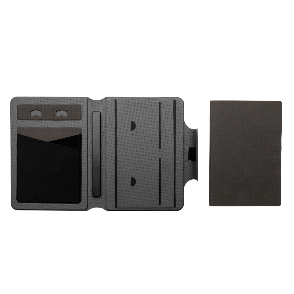 Libreta Artic magnética A5 con carga inalámbrica 10W