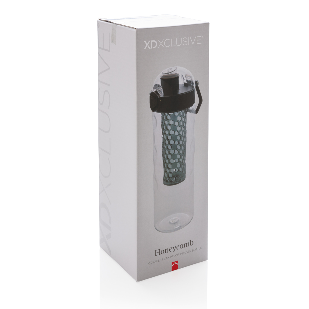 Botella infusora Honeycomb antigoteo