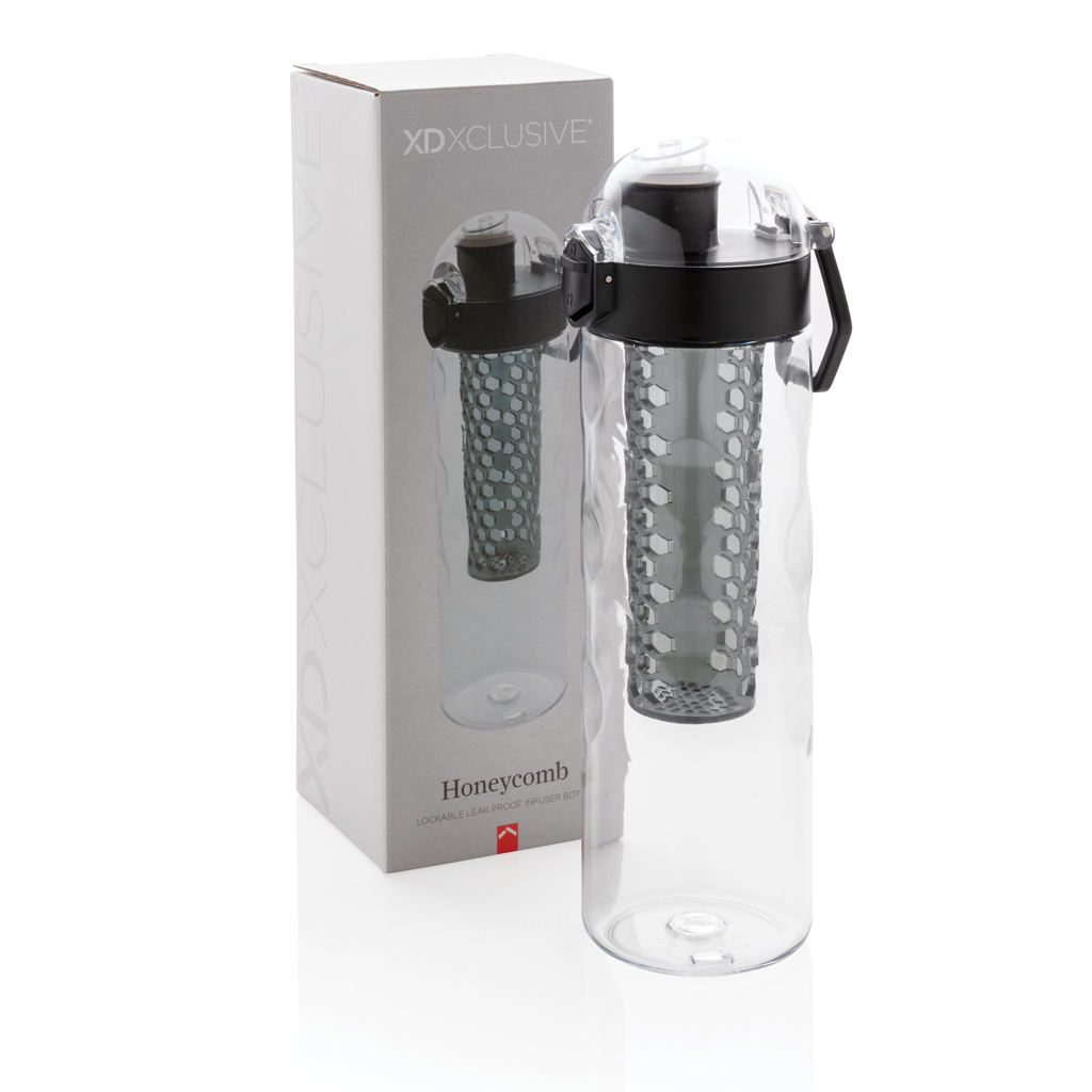 Botella infusora Honeycomb antigoteo