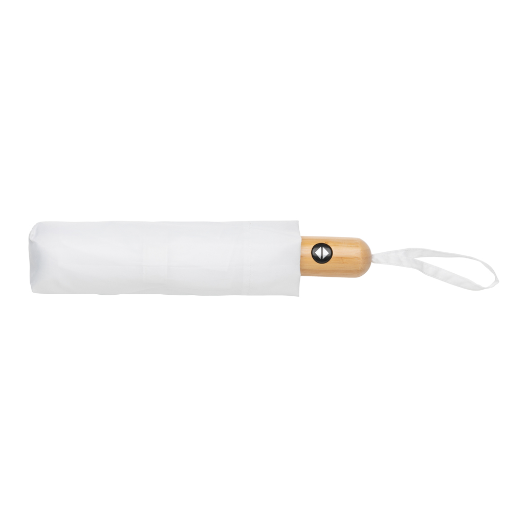 Paraguas automático RPET 190T bambú de 21" Impact AWARE ™