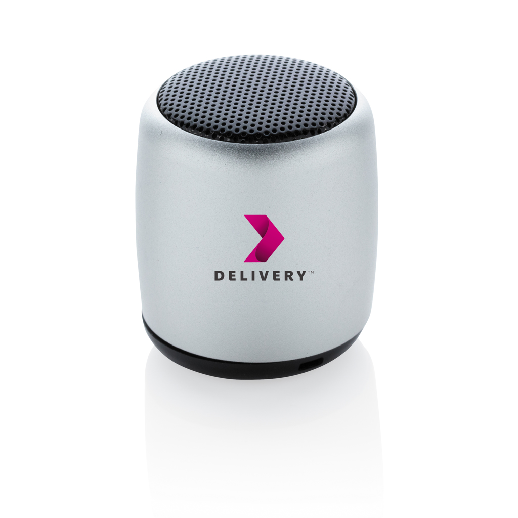 Mini altavoz inalámbrico de aluminio
