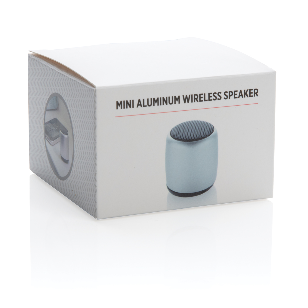 Mini altavoz inalámbrico de aluminio