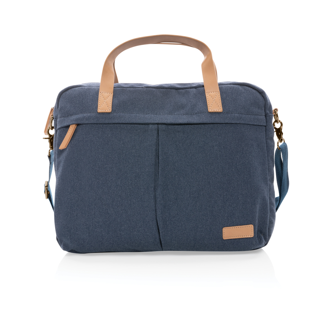 Maletín para portátil de lona reciclada Impact AWARE™ 16oz.