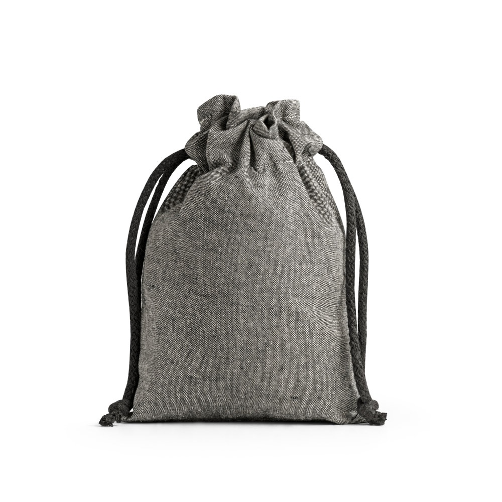 GIBRALTAR. Bolsa de regalo en algodón reciclado (70%) y poliéster (30% rPET) (140 g/m²)