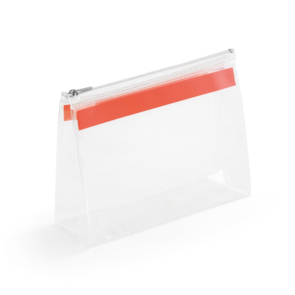 CHASTAIN. Neceser transparente en EVA con cremallera