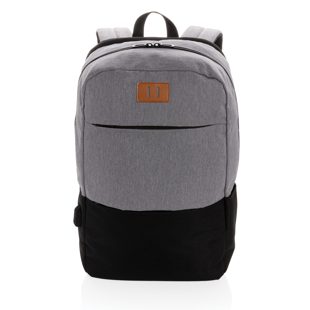 Moderna mochila portátil de 15.6" USB y RFID sin PVC