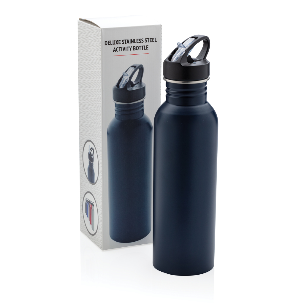 Botella de actividad acero inoxidable Deluxe