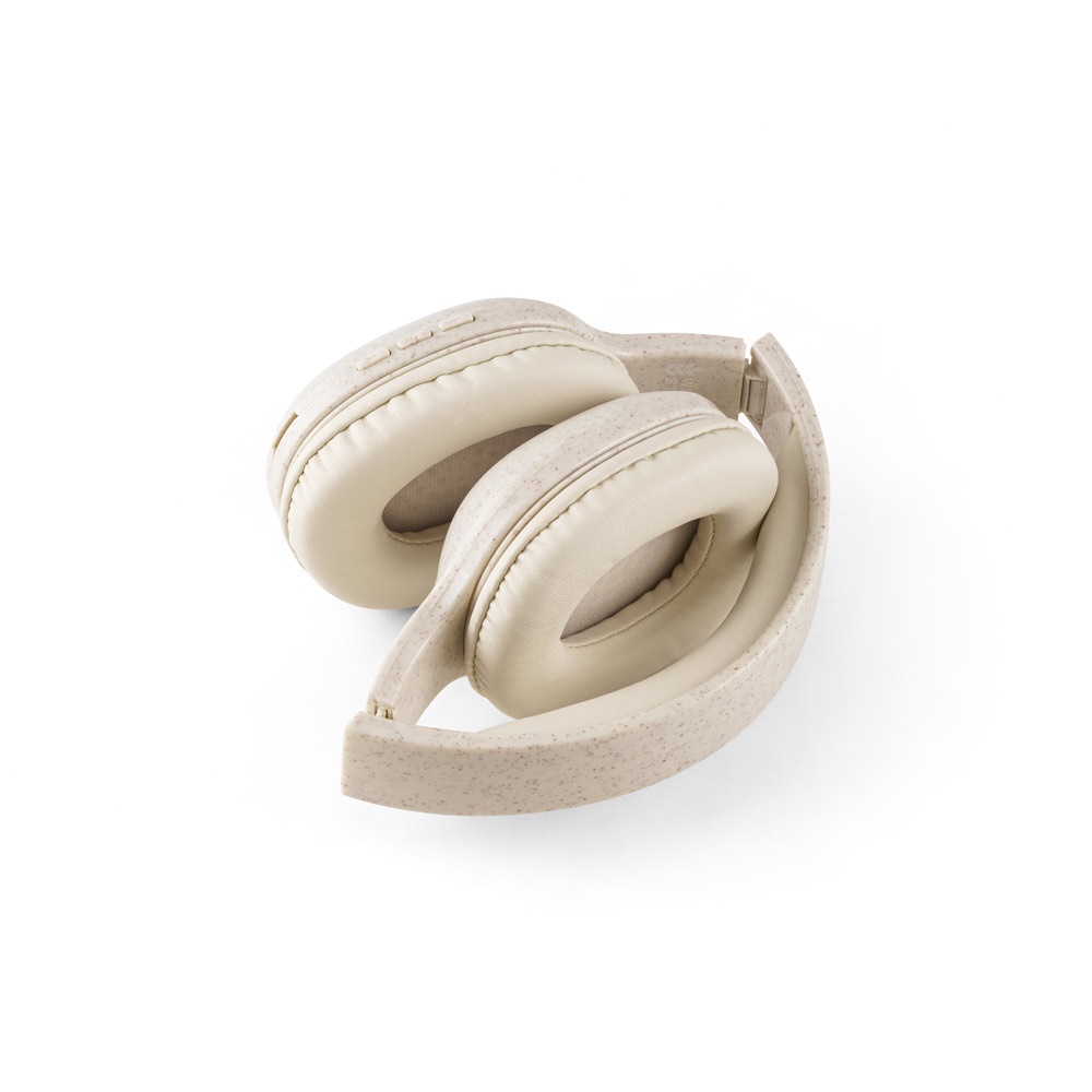 FEYNMAN. Auriculares inalámbricos plegables con 4h de autonomía, fabricados con paja de trigo y ABS