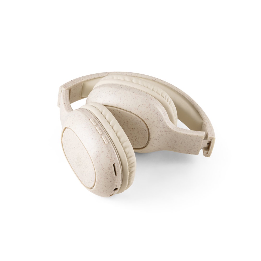 FEYNMAN. Auriculares inalámbricos plegables con 4h de autonomía, fabricados con paja de trigo y ABS