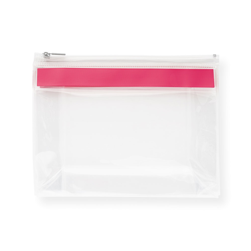 CHASTAIN. Neceser transparente en EVA con cremallera