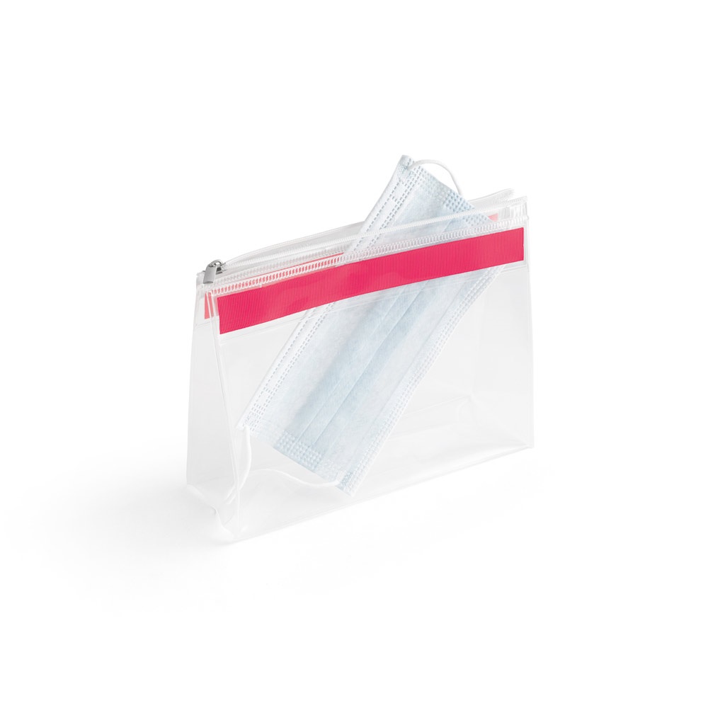 CHASTAIN. Neceser transparente en EVA con cremallera