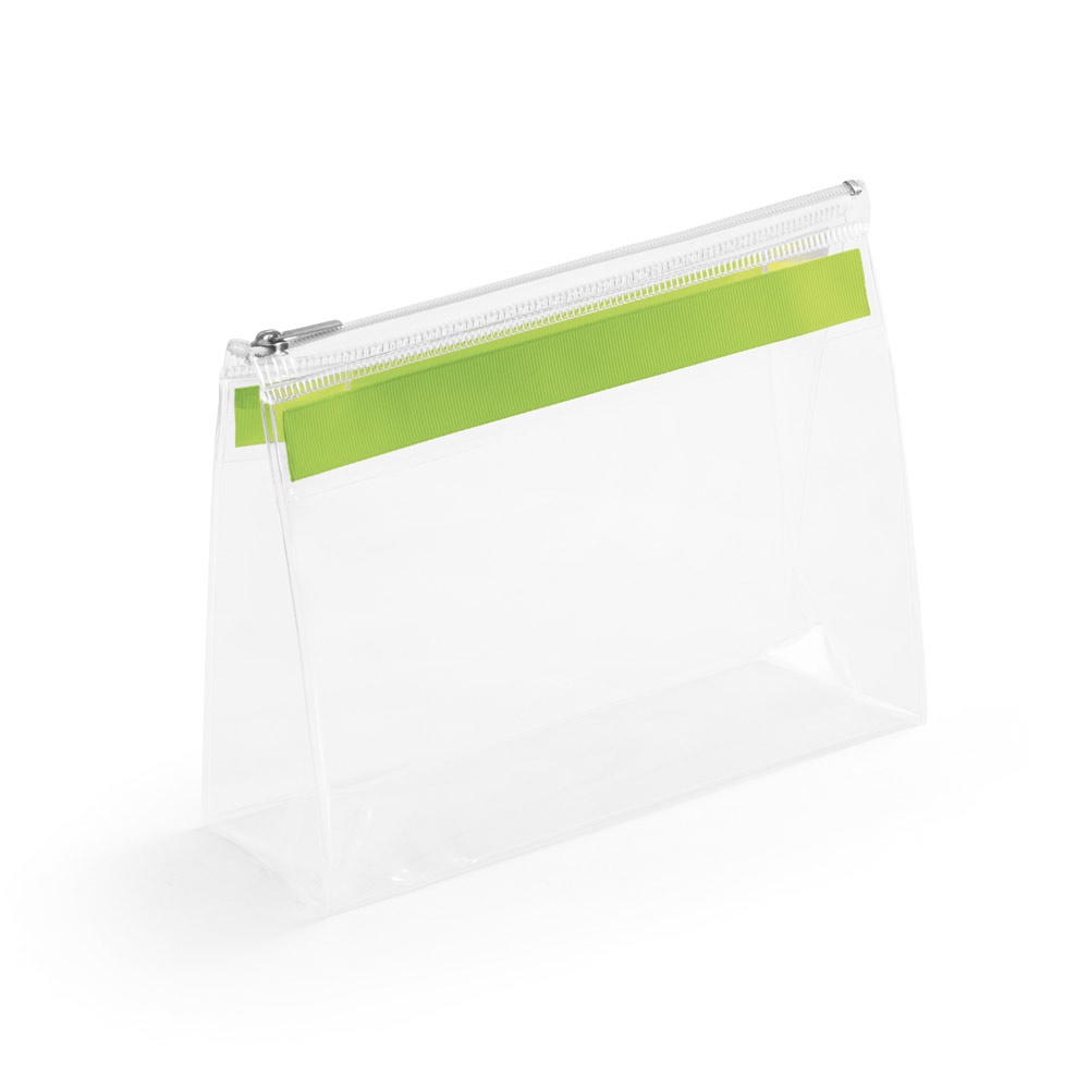 CHASTAIN. Neceser transparente en EVA con cremallera