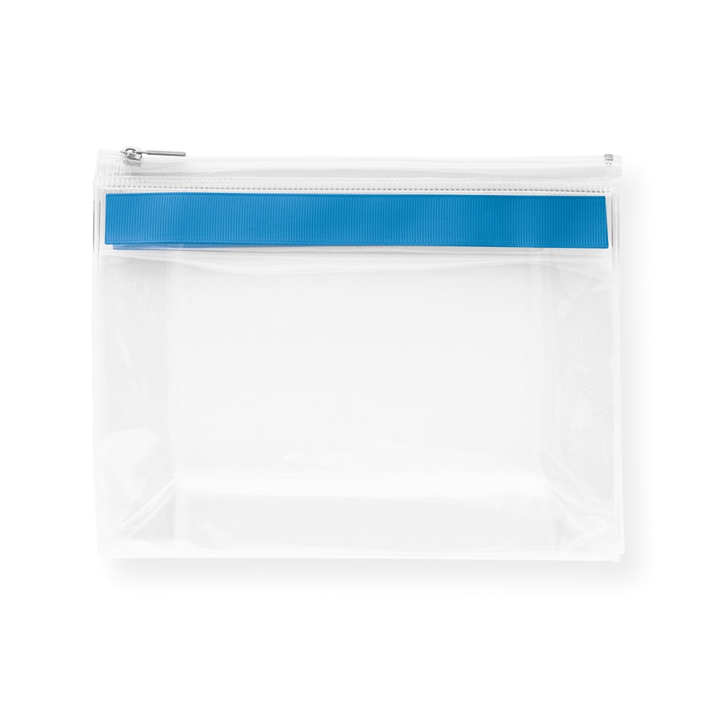 CHASTAIN. Neceser transparente en EVA con cremallera