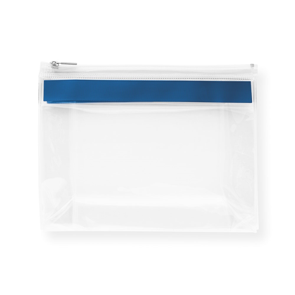 CHASTAIN. Neceser transparente en EVA con cremallera