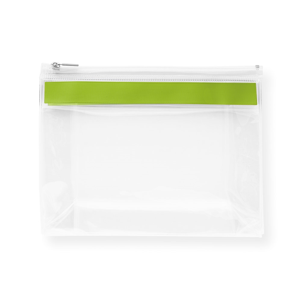 CHASTAIN. Neceser transparente en EVA con cremallera