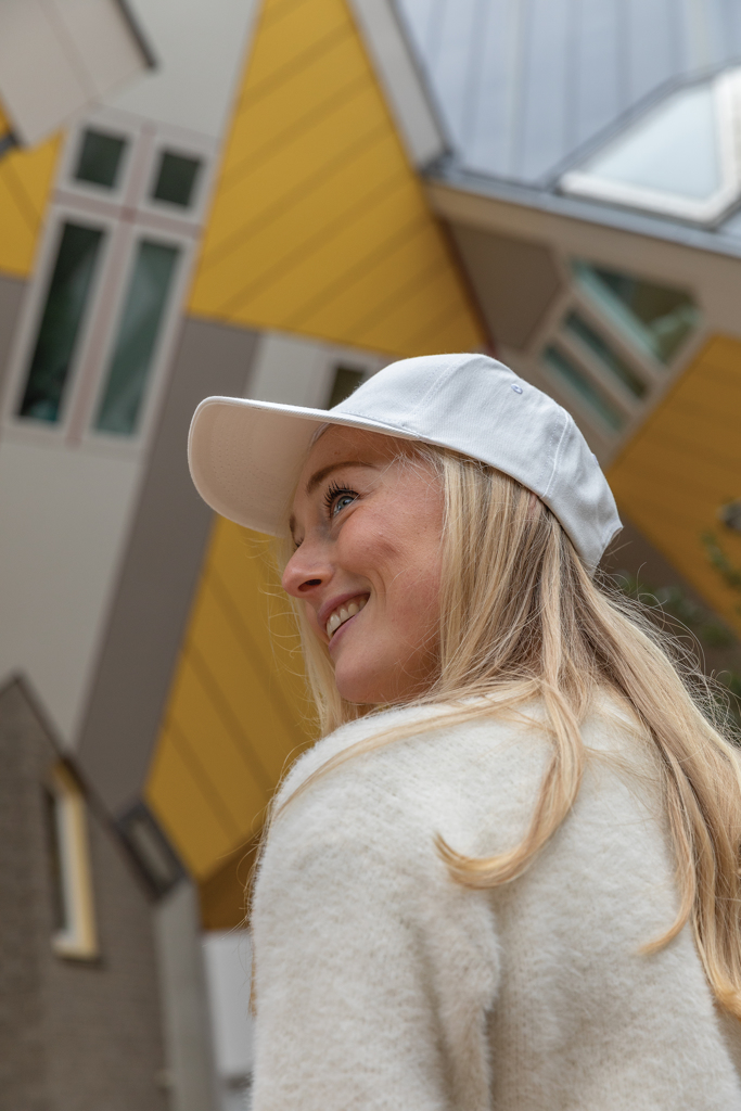 Gorra de algodón reciclado Impact 280gr con trazador AWARE™