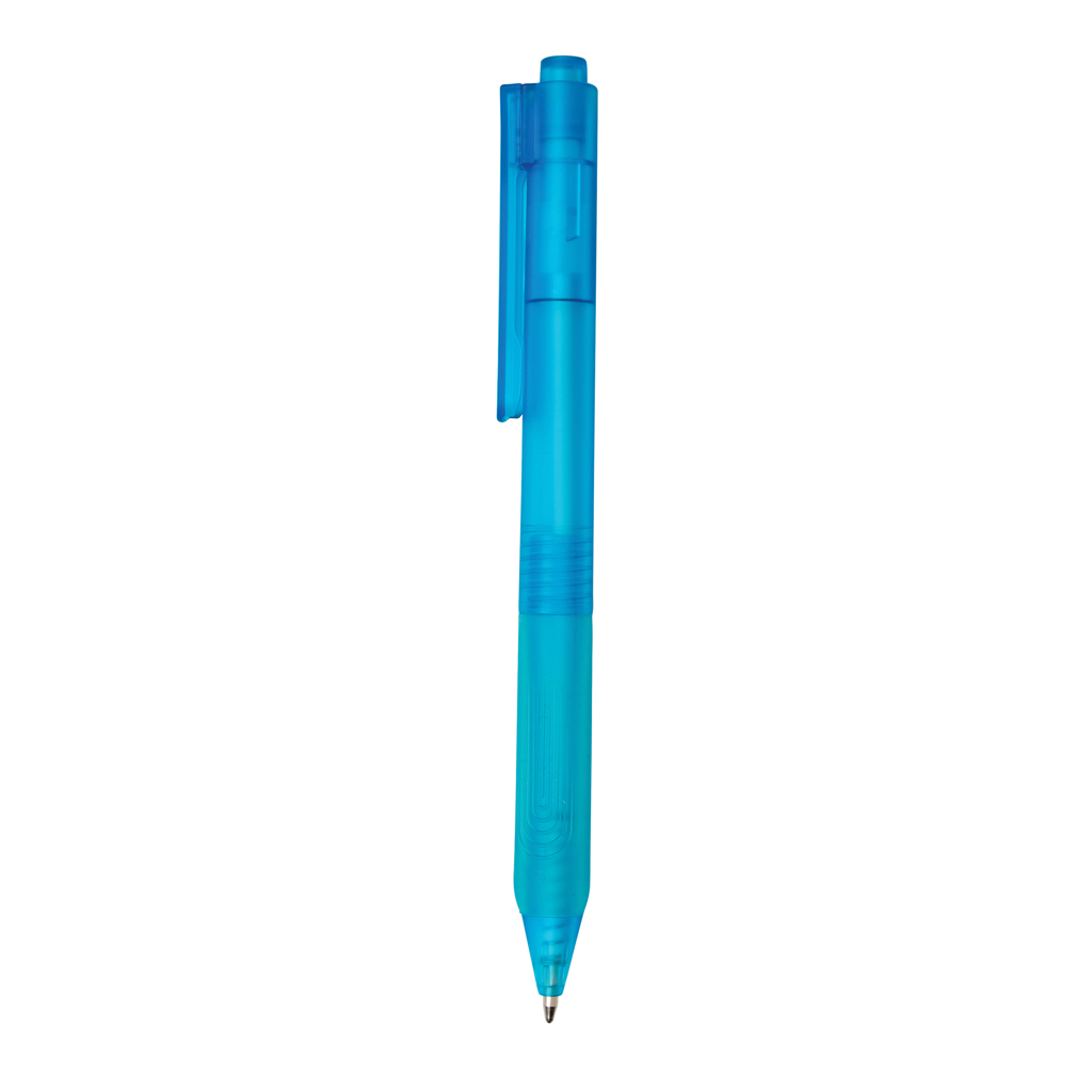 Bolígrafo mate X9 con empuñadura de silicona