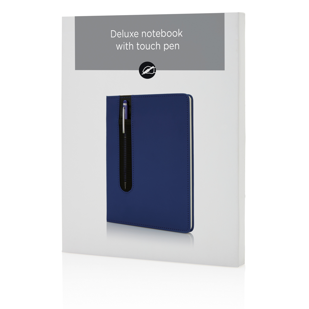 Libreta A5 PU básica con bolígrafo táctil