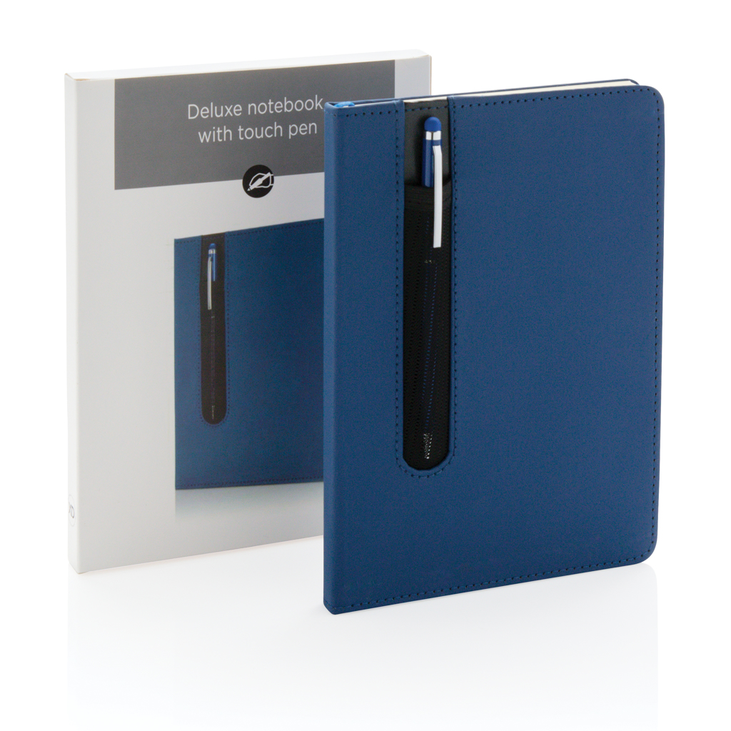 Libreta A5 PU básica con bolígrafo táctil