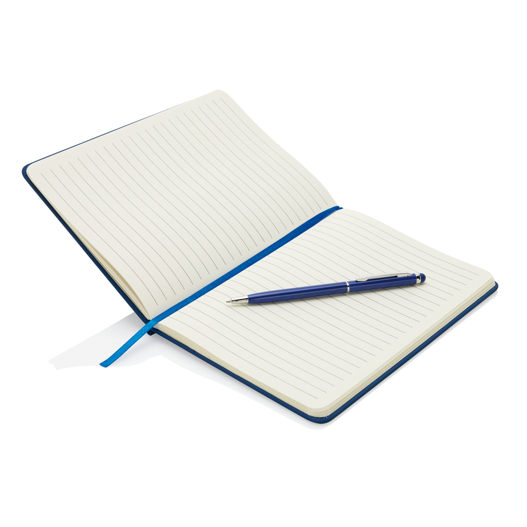 Libreta A5 PU básica con bolígrafo táctil