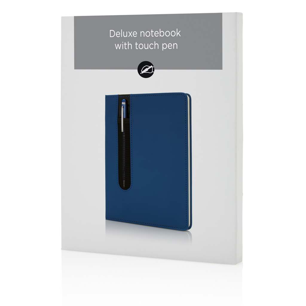 Libreta A5 PU básica con bolígrafo táctil